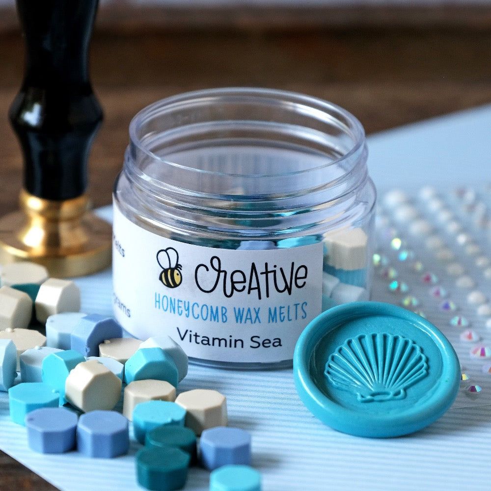 Seashell - Wax Stamper - Honey Bee Stamps