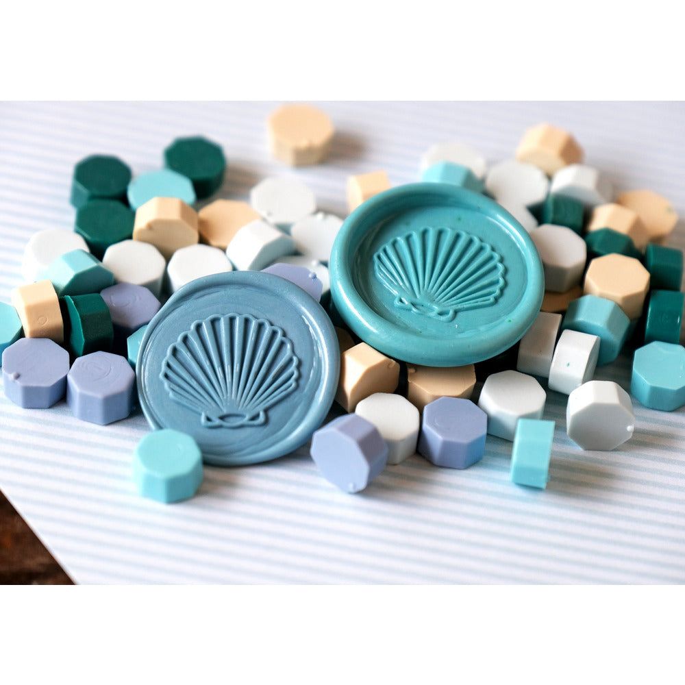 Seashell - Wax Stamper - Honey Bee Stamps
