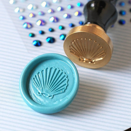 Seashell - Wax Stamper - Honey Bee Stamps
