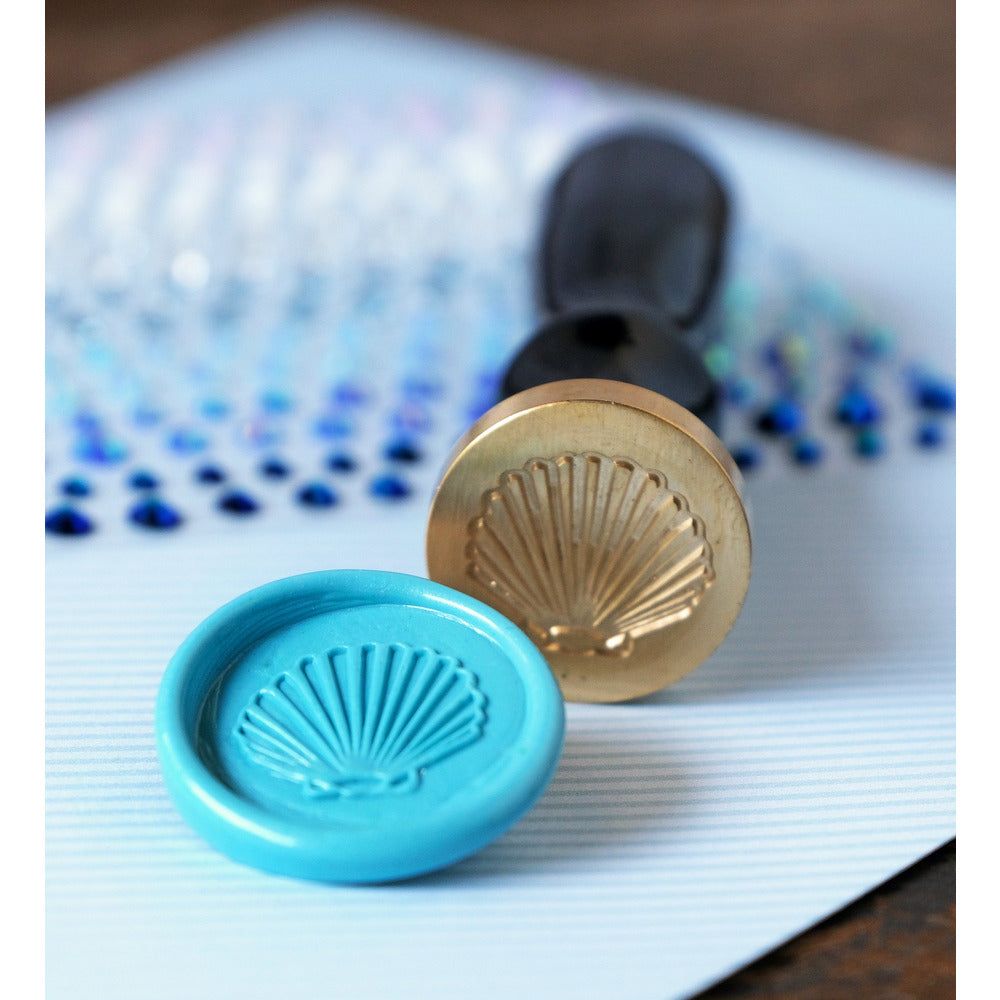 Seashell - Wax Stamper - Honey Bee Stamps