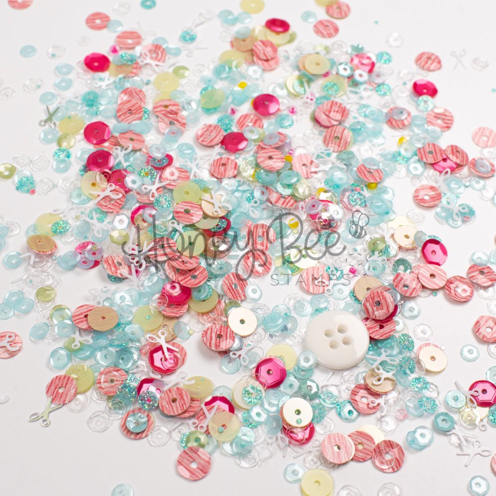 Sew Crafty - Sequin Mix - Honey Bee Stamps