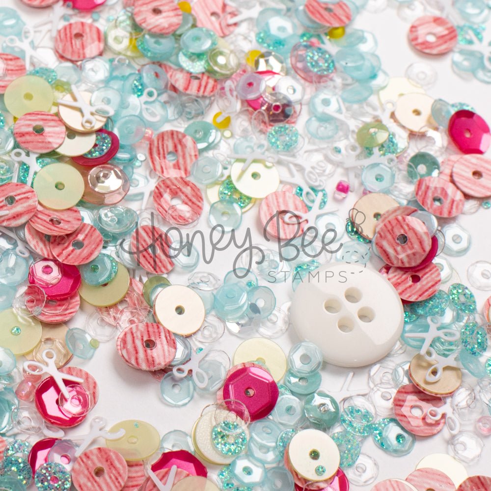 Sew Crafty - Sequin Mix - Honey Bee Stamps