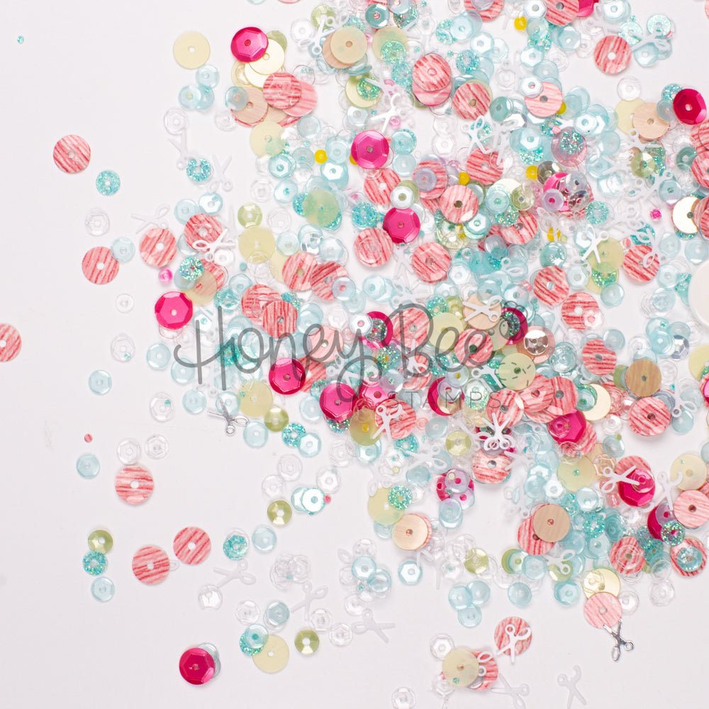 Sew Crafty - Sequin Mix - Honey Bee Stamps