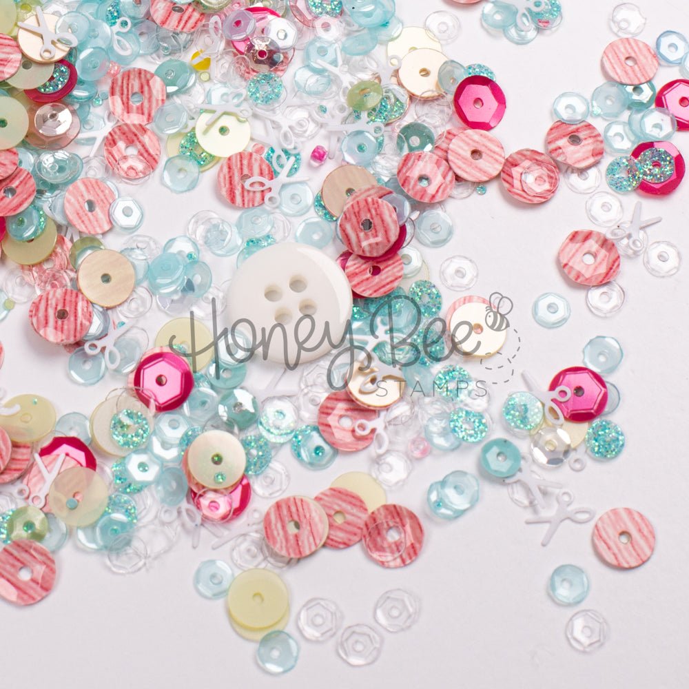 Sew Crafty - Sequin Mix - Honey Bee Stamps
