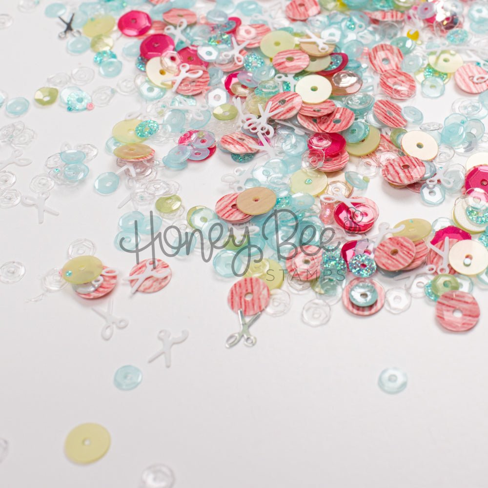 Sew Crafty - Sequin Mix - Honey Bee Stamps