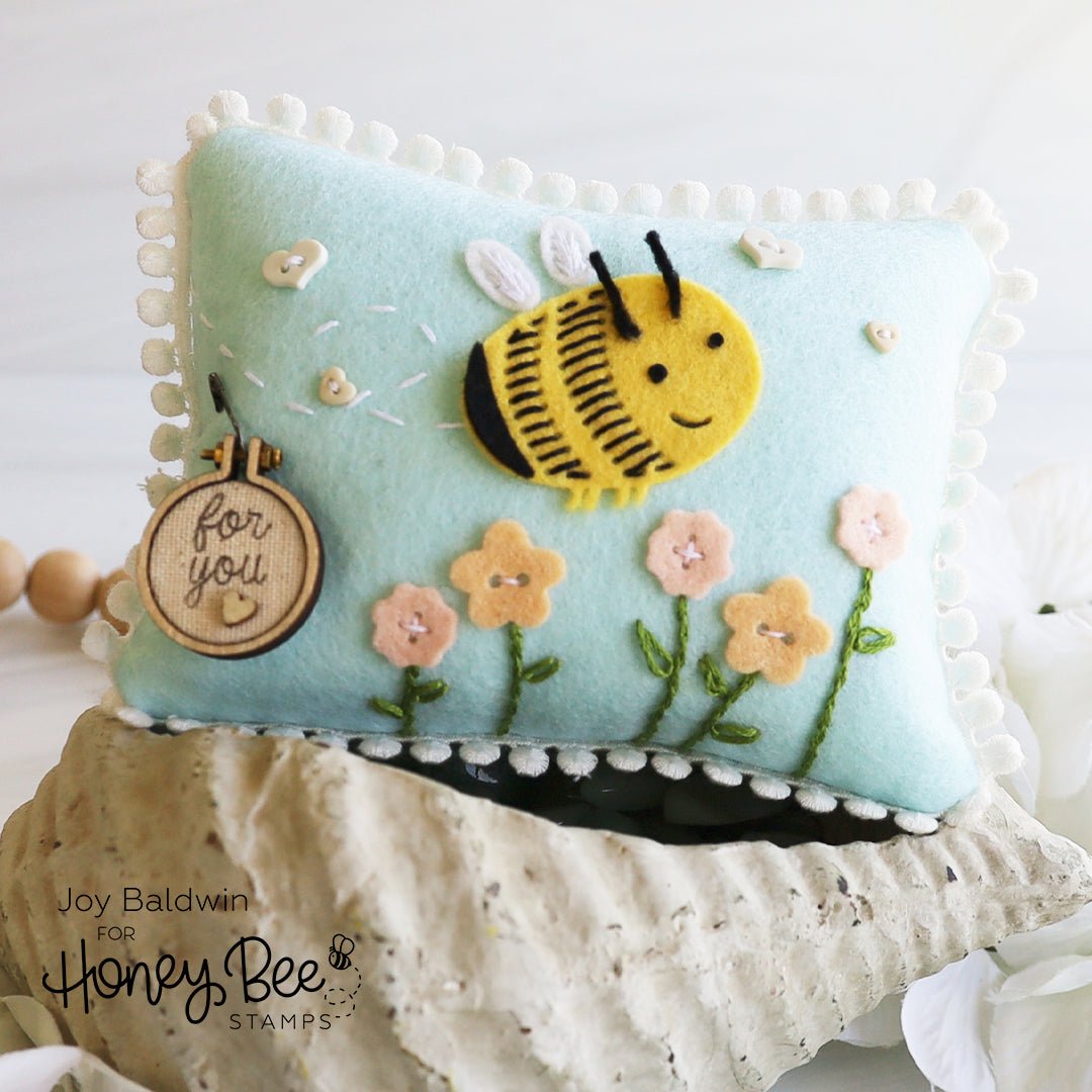 Sew Glad - 4x6 Photopolymer Stamp Set - Honey Bee Stamps