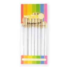 Shader Brushes 0+ - 1/4" Slanted Round Tip / 15 Pk by Waffle Flower - Honey Bee Stamps