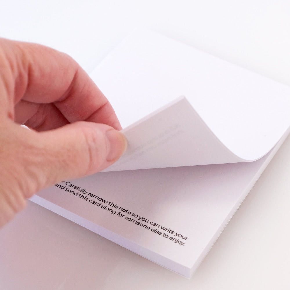 Share The Love - Large 4" x 5" Sticky Notes for Inside Card Message Writing - Honey Bee Stamps