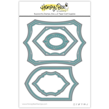 Shield Layering Frames - Honey Cuts - Stand - Alone Dies - Honey Bee Stamps