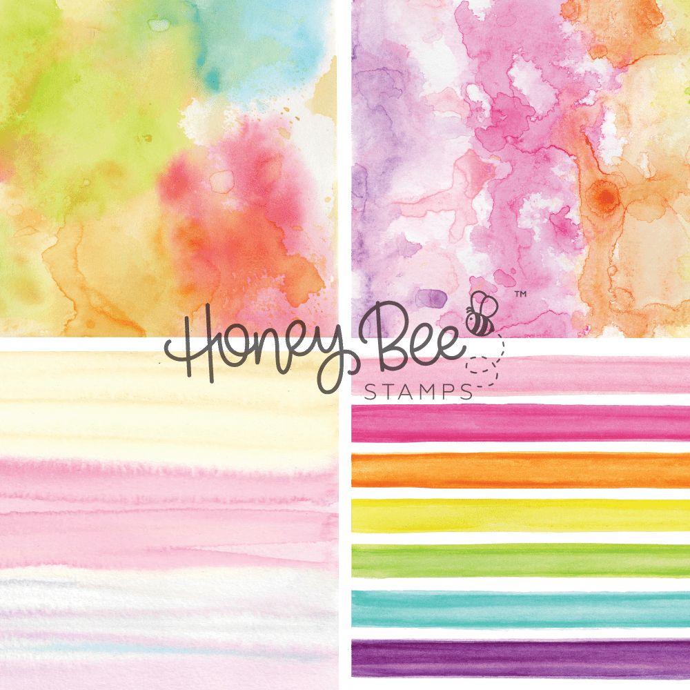Signature Surfaces - 5.5"x8.5" - 24 Double-Sided Sheets - Includes Paper Organizer! - Honey Bee Stamps