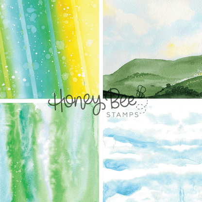 Signature Surfaces - 5.5"x8.5" - 24 Double-Sided Sheets - Includes Paper Organizer! - Honey Bee Stamps