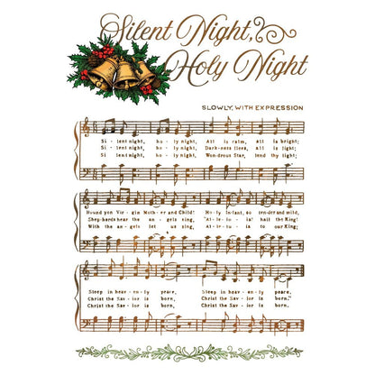 Silent Night Background - 4"x 6" Rubber Cling Stamp Set - Honey Bee Stamps