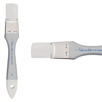 Silverwhite® Short Handle Foundation Watercolor Edgewater Wash 1" - Honey Bee Stamps