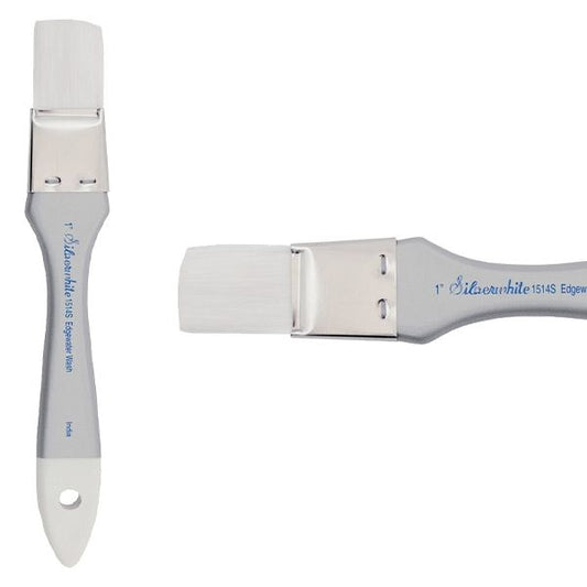 Silverwhite® Short Handle Foundation Watercolor Edgewater Wash 1" - Honey Bee Stamps