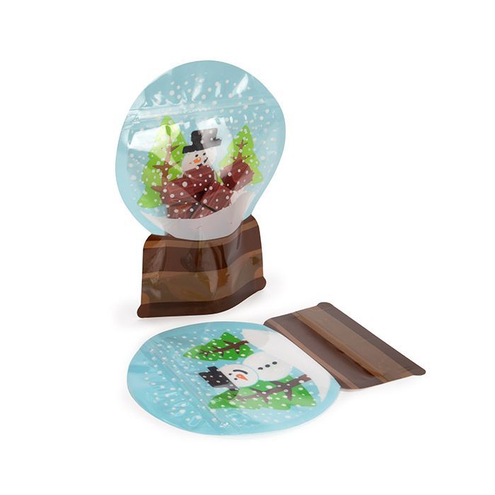 Snow Globe Shaped Pouch - 6" x 2 1/2" x 8" - Pack of 5 - Retiring - Honey Bee Stamps