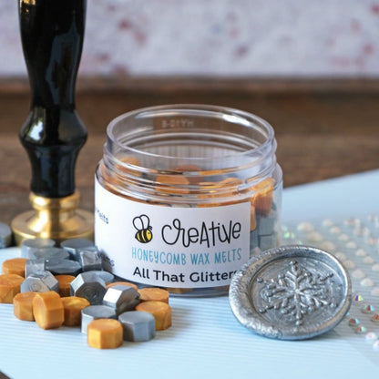 Snowflake - Wax Stamper - Honey Bee Stamps