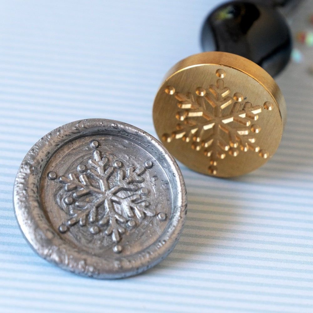 Snowflake - Wax Stamper - Honey Bee Stamps