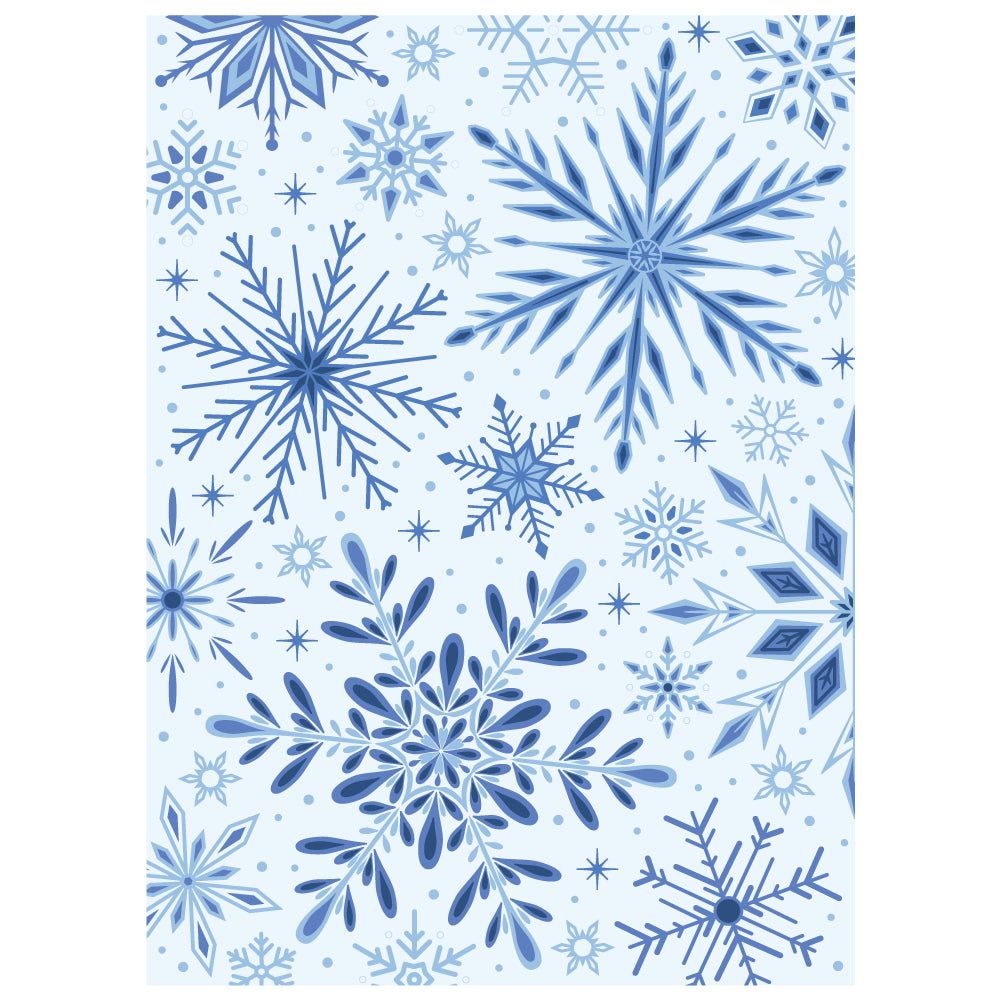 Snowflakes - 3D Embossing Folder - Honey Bee Stamps