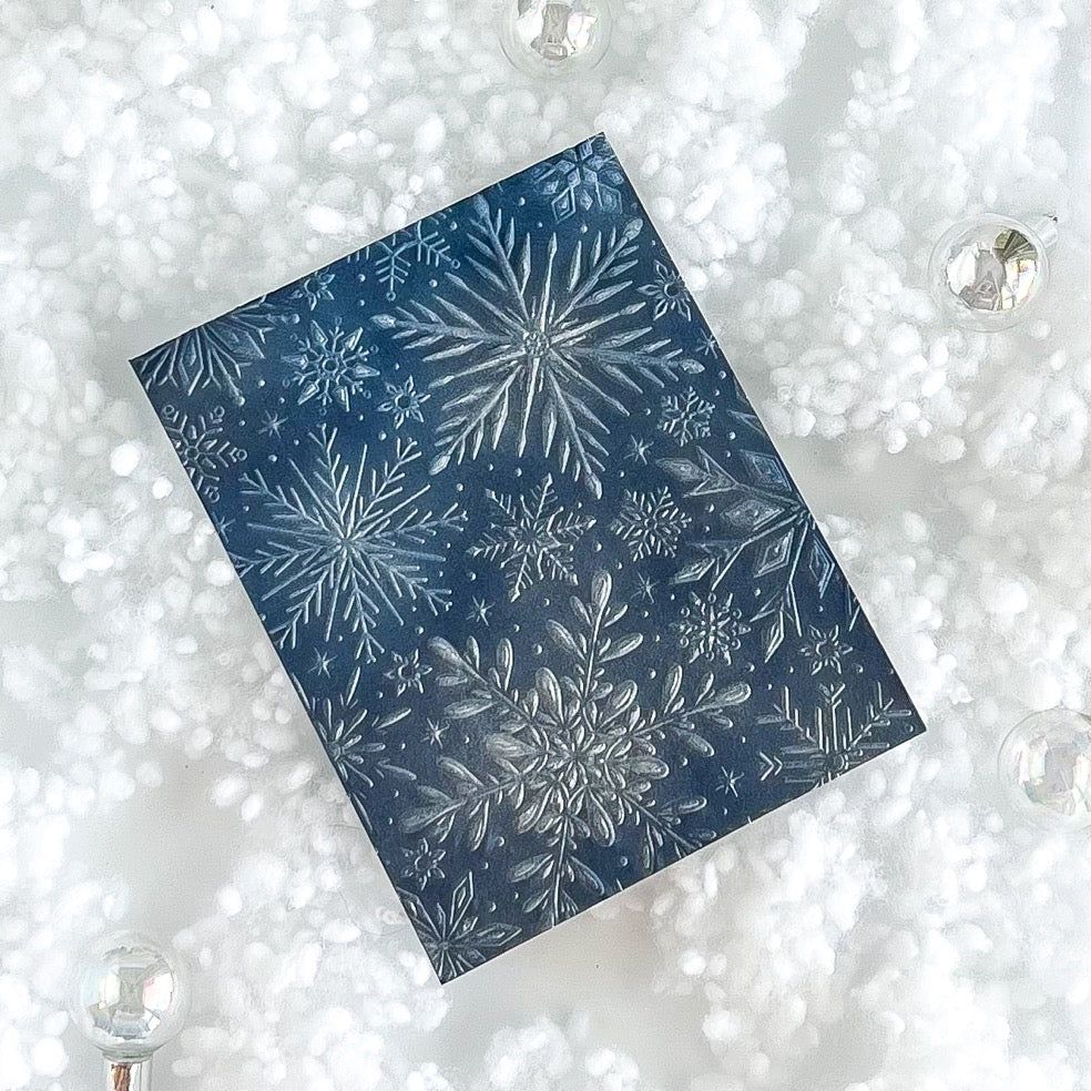 Snowflakes - 3D Embossing Folder - Honey Bee Stamps