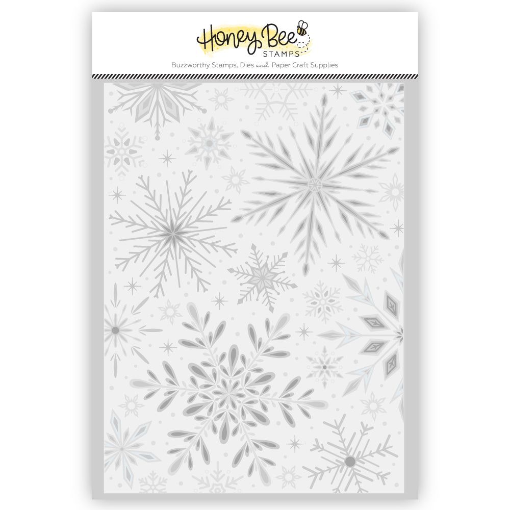 Snowflakes - 3D Embossing Folder - Honey Bee Stamps