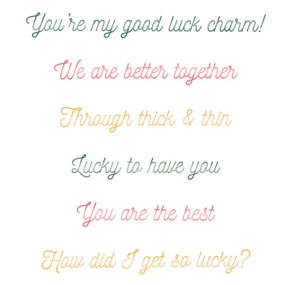 So Lucky - 4x4 Photopolymer Stamp Set - Honey Bee Stamps