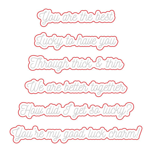 So Lucky - Honey Cuts - Coordinating Dies - Honey Bee Stamps