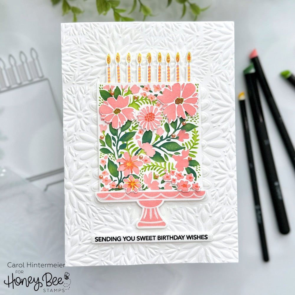 Soiree - 3D Embossing Folder - Honey Bee Stamps