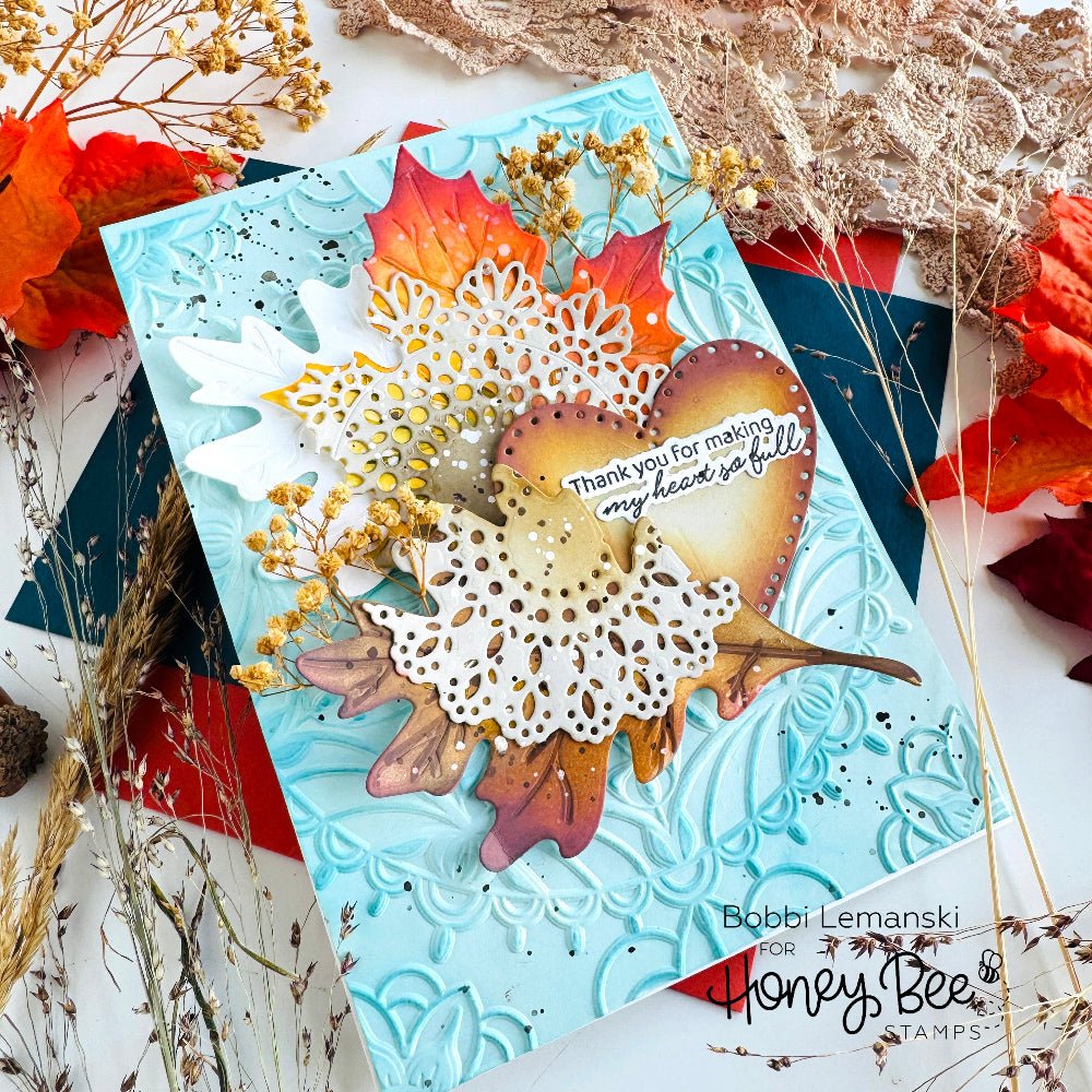 Soulful Season - 3D Embossing Folder - Honey Bee Stamps