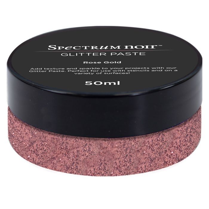 Spectrum noir Glitter Paste - Rose Gold 50ml - Honey Bee Stamps