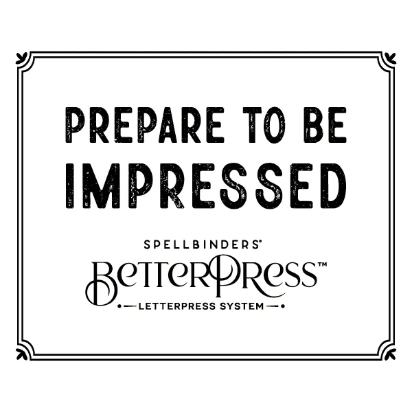 Spellbinder BetterPress Letterpress System - Honey Bee Stamps