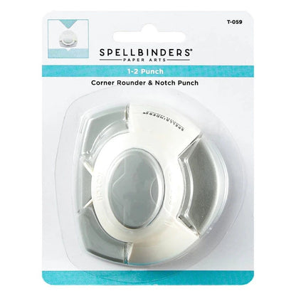 Spellbinders 1 - 2 Punch: Corner Rounder & Notch Paper Punch - Honey Bee Stamps