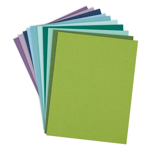 Spellbinders Cool Assortment Colorwheel Cardstock 8.5"x11" - 20 Sheets - Honey Bee Stamps