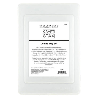 Spellbinders Craft Stax Combo Tray Set of 6 - Honey Bee Stamps