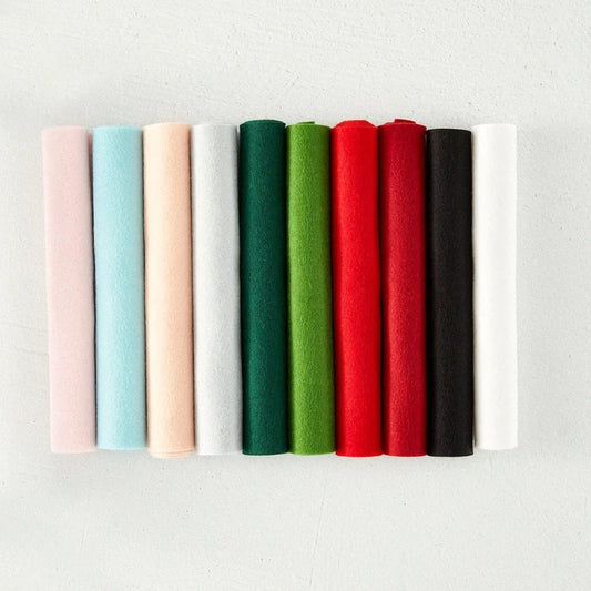 Spellbinders Merino Wool Felt Sheets Collection - Holiday - Honey Bee Stamps