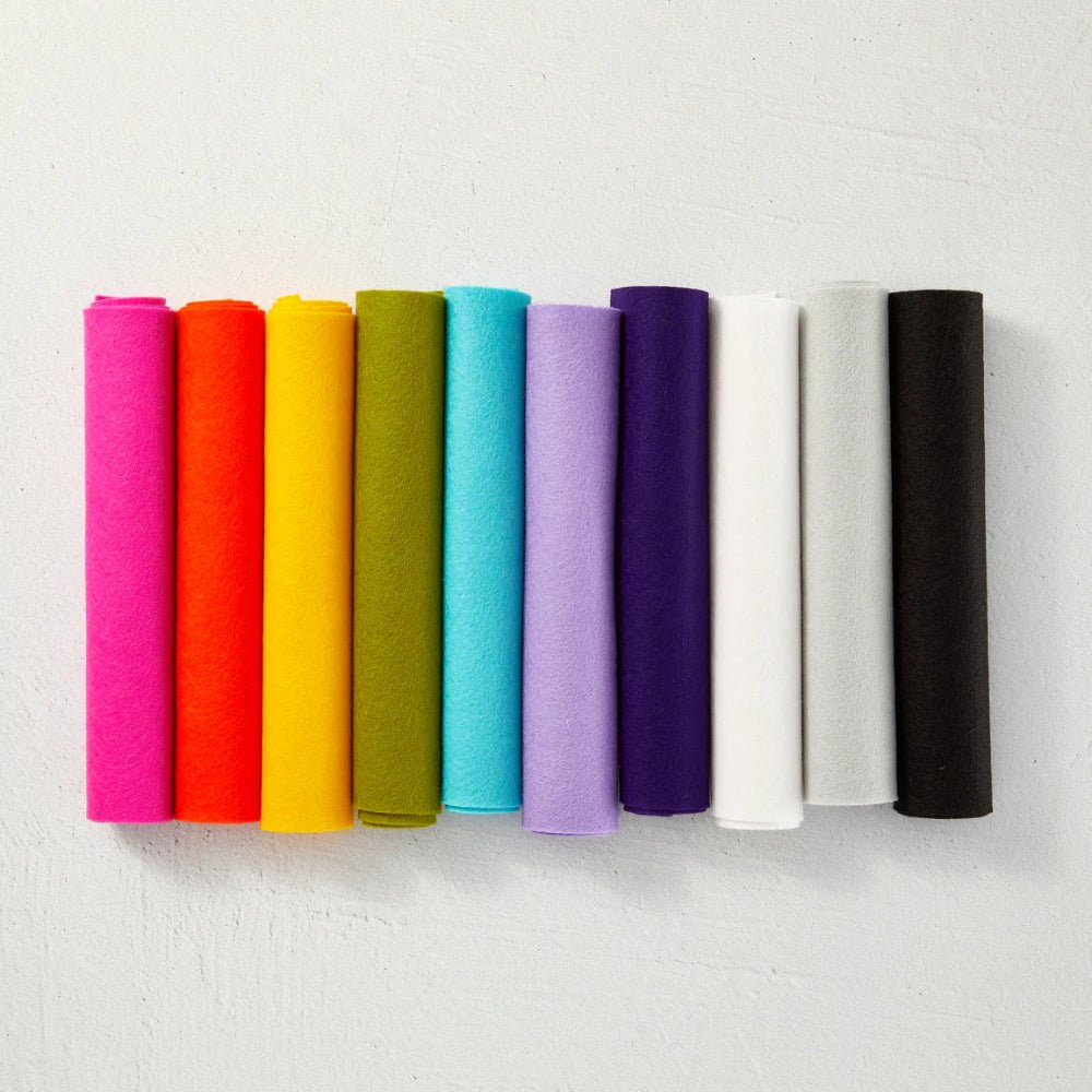 Spellbinders Merino Wool Felt Sheets Collection - Kaleidoscope - Honey Bee Stamps