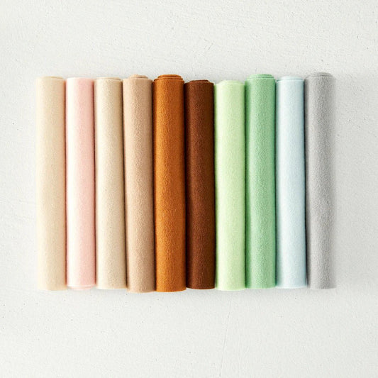 Spellbinders Merino Wool Felt Sheets Collection - Neutral - Honey Bee Stamps