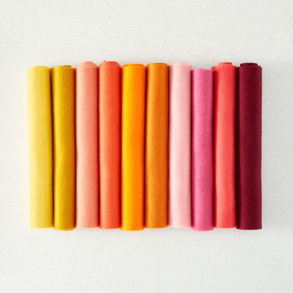 Spellbinders Merino Wool Felt Sheets Collection - Warm - Honey Bee Stamps