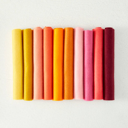 Spellbinders Merino Wool Felt Sheets Collection - Warm - Honey Bee Stamps