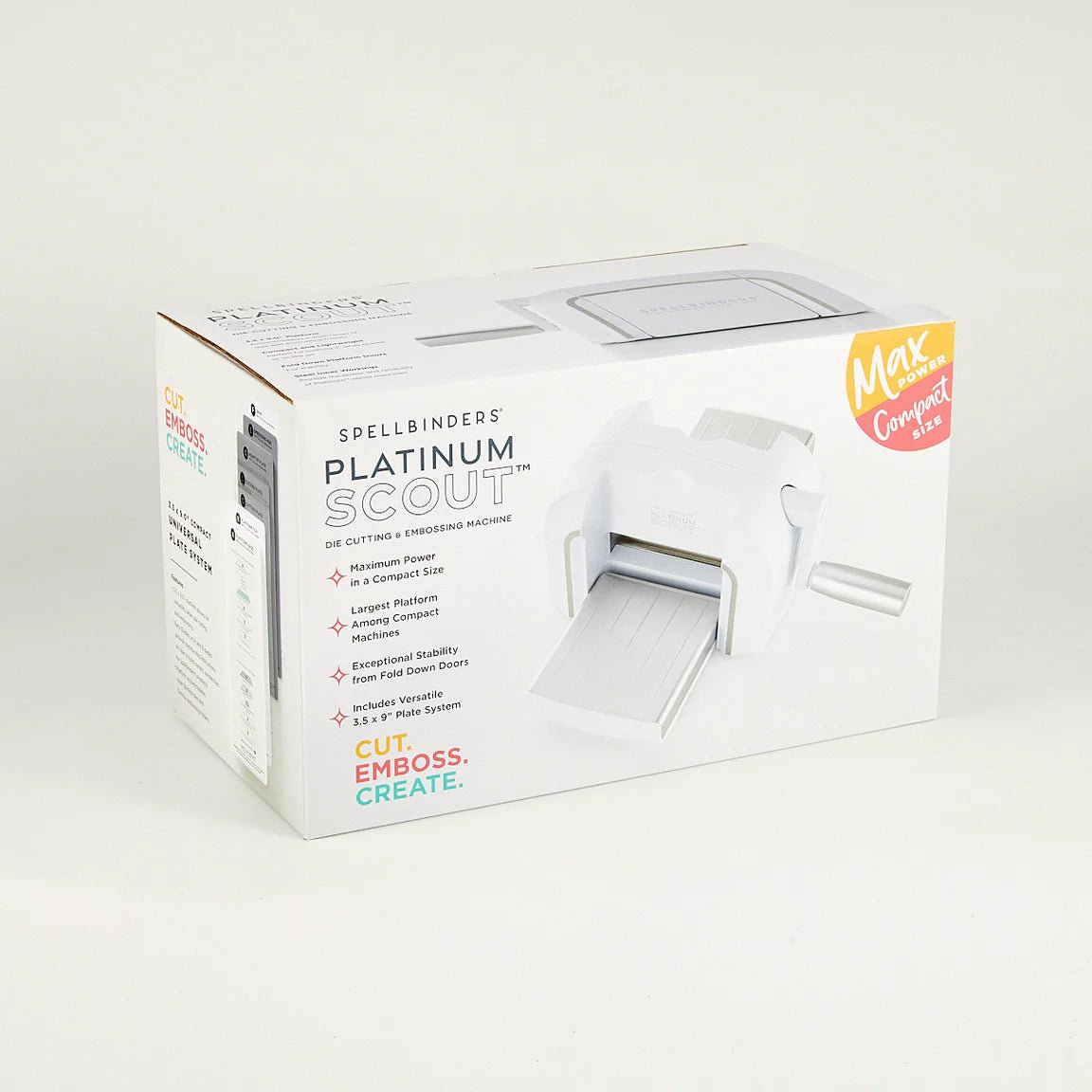 Spellbinders Platinum Scout Die Cutting and Embossing Machine - 3.5" Platform - Honey Bee Stamps