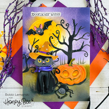 Spooktacular Paper Pad 6x8.5 - 24 Double - Sided Sheets - Honey Bee Stamps