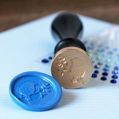 Spring Bird - Wax Stamper - Honey Bee Stamps