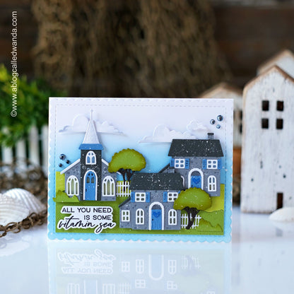 Spring Cottage Village - Honey Cuts - Honey Bee Stamps