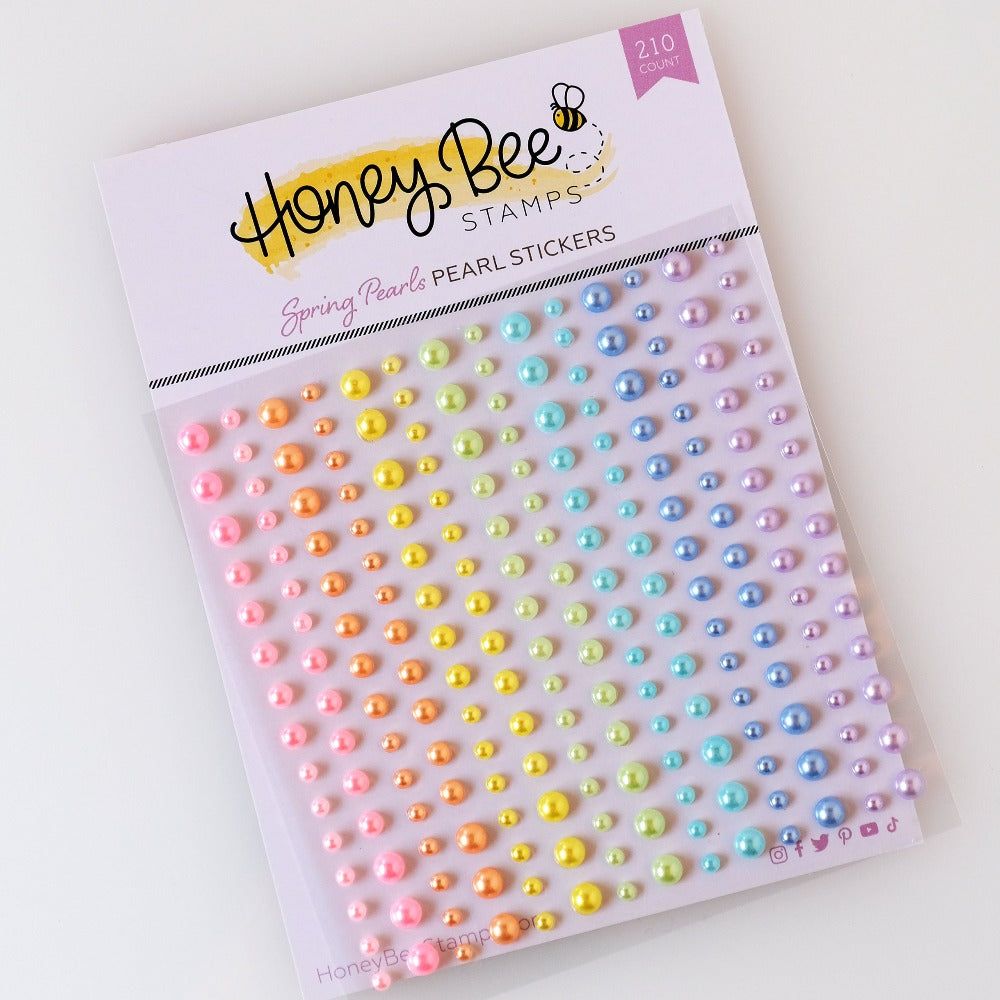 Spring Pearls - Pearl Stickers - 210 Count - Honey Bee Stamps