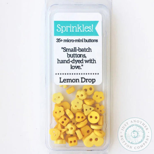 Sprinkle Pack Mini Buttons - Lemon Drop - Honey Bee Stamps