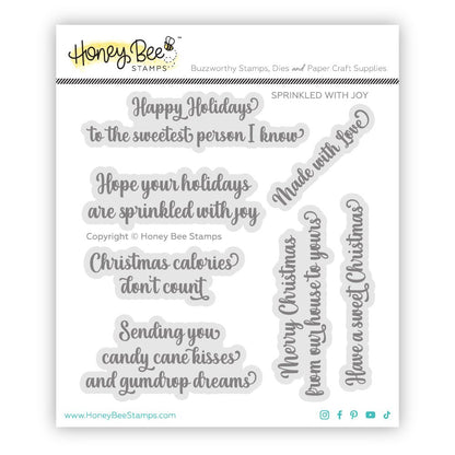 Sprinkled With Joy - 4x4 Photopolymer Stamp Set - Honey Bee Stamps