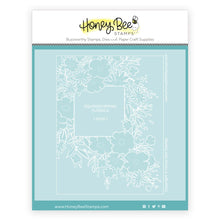 Squared Spring Florals - Set of 6 Coordinating Stencils - Honey Bee Stamps
