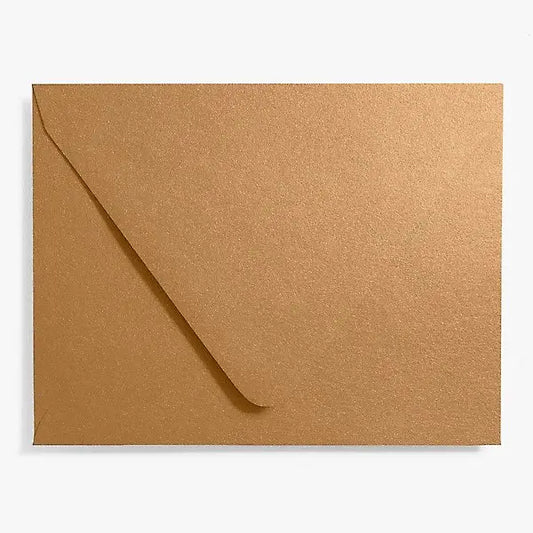 Honey Bee A2 Envelopes Set Of 10 - Luxe Gold Shimmer