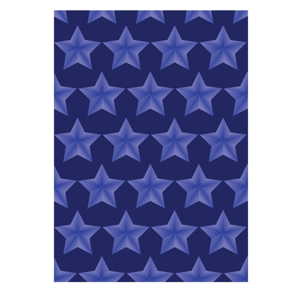 Star Spangled 3D Embossing Folder - Honey Bee Stamps