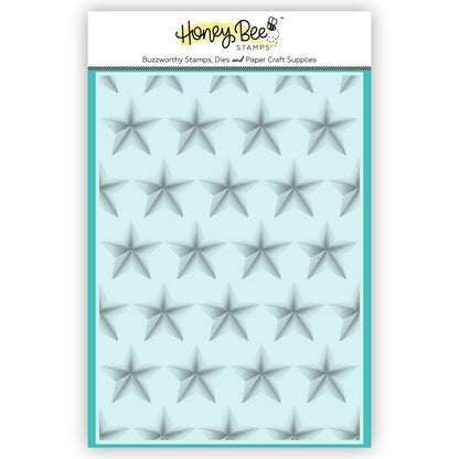 Star Spangled 3D Embossing Folder - Honey Bee Stamps