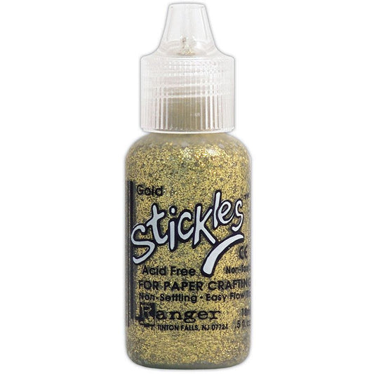 Stickles by Ranger - Glitter Accent Glue - Gold - Honey Bee Stamps